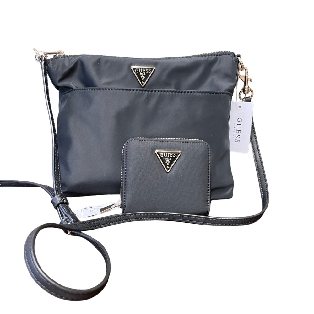 Nylon Guess Xbody bag with matching wallet
